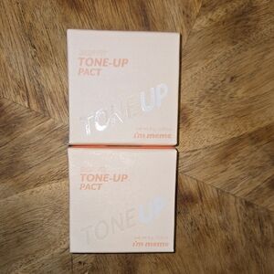 I'm Meme Skin Fit Tone-Up Pact (Pressed Powder) - Set Of 2